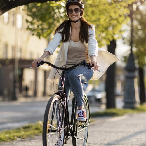 woman-going-work-bicycle